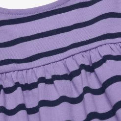Primary.com Baby Long Sleeve Pocket Dress In Stripe