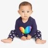 Primary.com Long Sleeve Babysuit In Rainbow Heart $10 And Under
