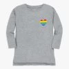 Primary.com $10 And Under Long Sleeve Legging Tee With Rainbow Heart