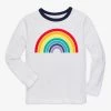Primary.com $10 And Under Kids Long Sleeve Rainbow Graphic Tee