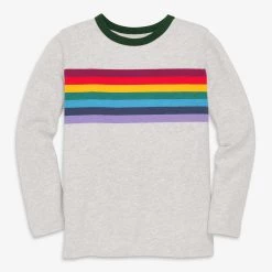 Primary.com Kids Long Sleeve Rainbow Banner Tee