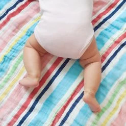 Primary.com $10 And Under Baby Play Blanket In Gauze