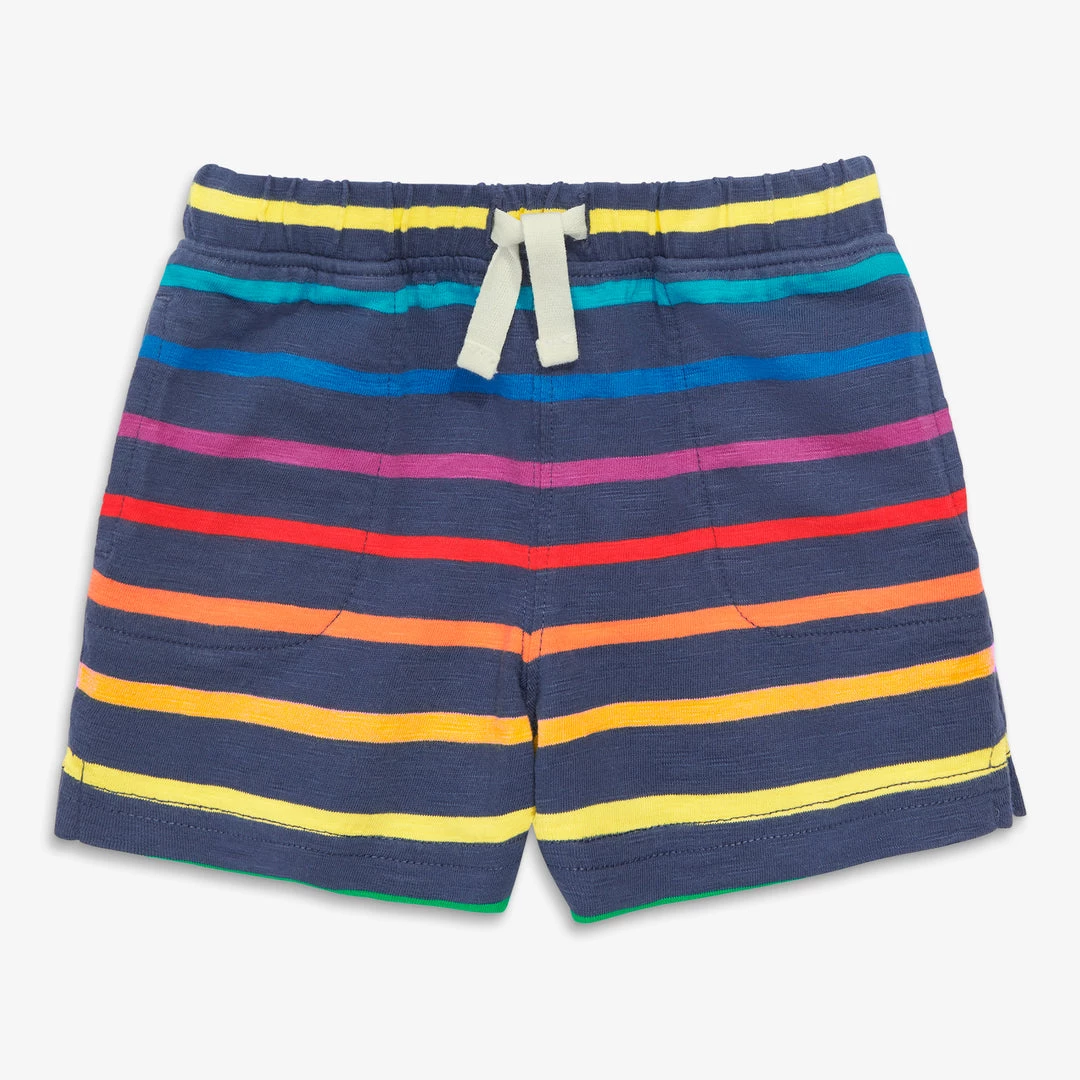 Primary.com Baby Play Short In Rainbow Stripe 4 Primary.com Baby Play Short In Rainbow Stripe