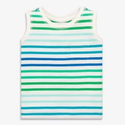 Primary.com $10 And Under Baby Pocket Tank In Tonal Stripes