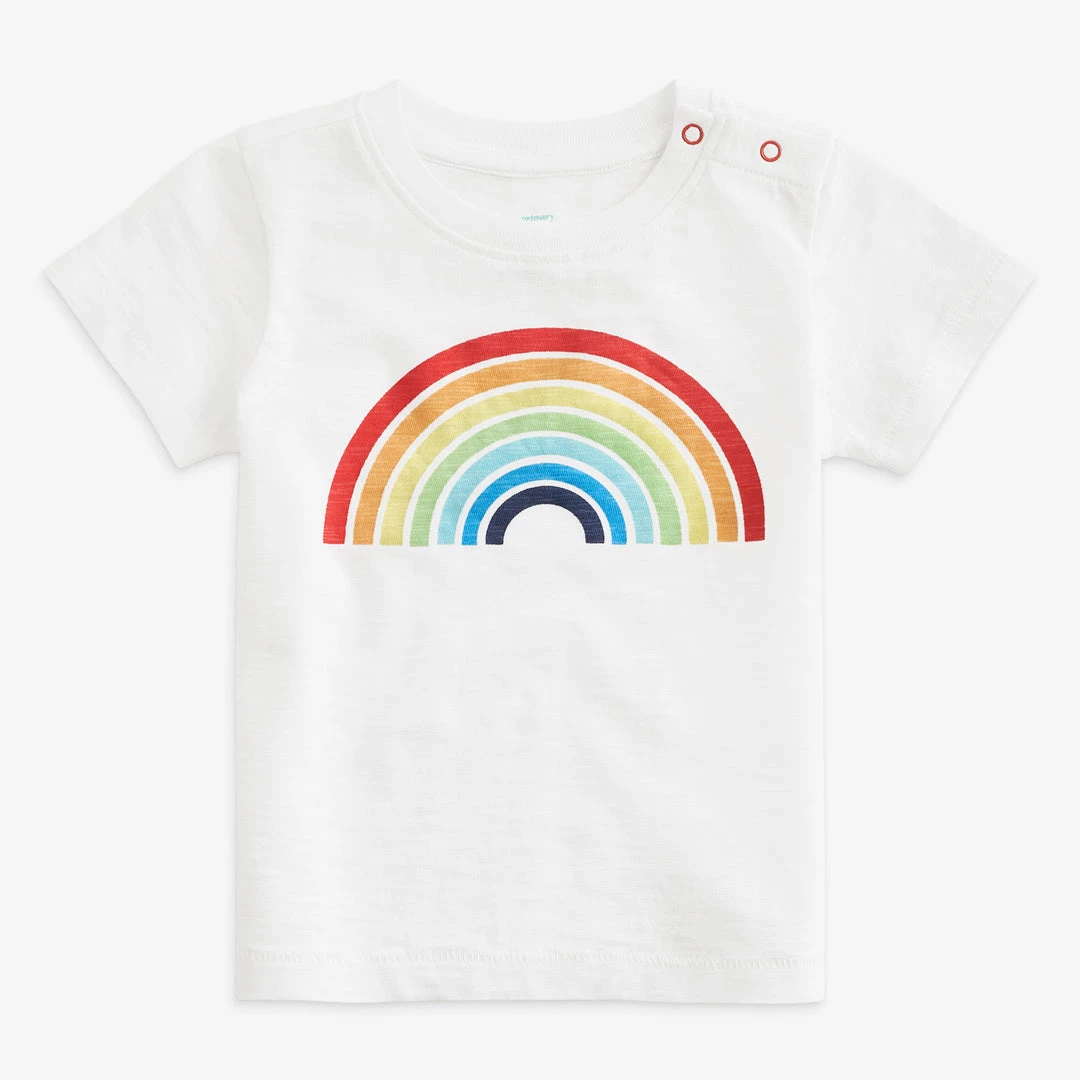 Primary.com Baby Rainbow Graphic Tee 5 Primary.com Baby Rainbow Graphic Tee