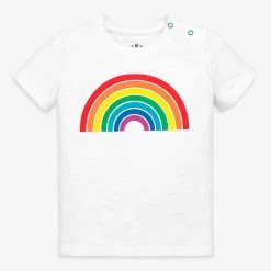 Primary.com Baby Rainbow Graphic Tee 10 Primary.com Baby Rainbow Graphic Tee