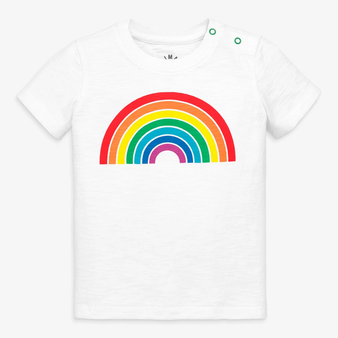 Primary.com Baby Rainbow Graphic Tee 6 Primary.com Baby Rainbow Graphic Tee