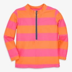Primary.com $10 And Under Baby Rash Guard In Rugby Stripe 10 Primary.com $10 And Under Baby Rash Guard In Rugby Stripe