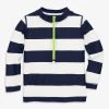 Primary.com $10 And Under Baby Rash Guard In Rugby Stripe 2 Primary.com $10 And Under Baby Rash Guard In Rugby Stripe