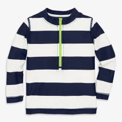 Primary.com $10 And Under Baby Rash Guard In Rugby Stripe
