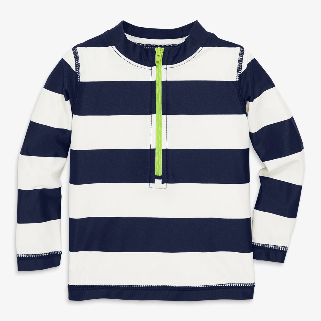 Primary.com $10 And Under Baby Rash Guard In Rugby Stripe 3 Primary.com $10 And Under Baby Rash Guard In Rugby Stripe