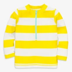 Primary.com $10 And Under Baby Rash Guard In Rugby Stripe 13 Primary.com $10 And Under Baby Rash Guard In Rugby Stripe
