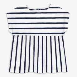 Primary.com Baby Short Sleeve Legging Tee In Stripe