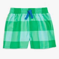 Primary.com Baby Swim Trunk In Gingham