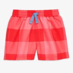 Primary.com Baby Swim Trunk In Gingham