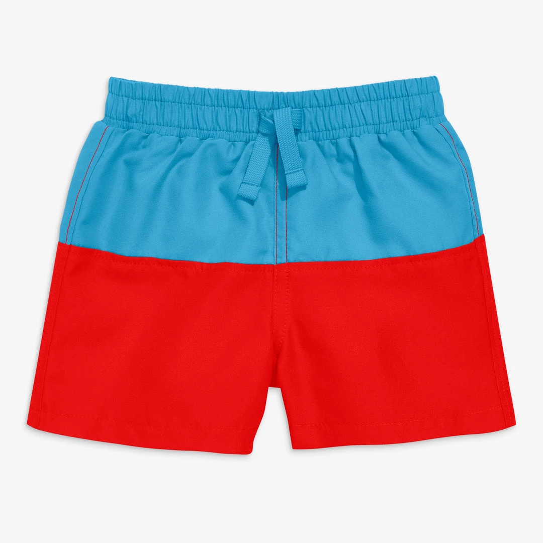 Primary.com Baby Swim Trunk In Color Blocking Swim Bottoms 4 Primary.com Baby Swim Trunk In Color Blocking Swim Bottoms