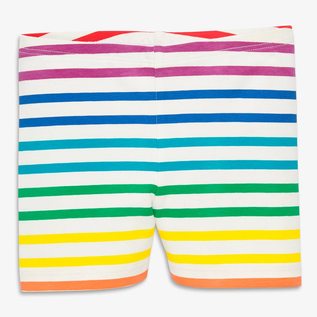 Primary.com Baby Bike Short In Rainbow Stripe 3 Primary.com Baby Bike Short In Rainbow Stripe