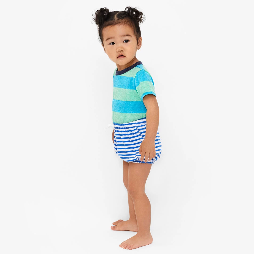 Primary.com $10 And Under Baby Bloomer In Stripe 10 Primary.com $10 And Under Baby Bloomer In Stripe