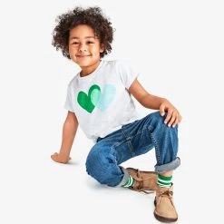 Primary.com $10 And Under Double Heart Graphic Tee