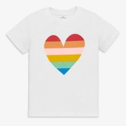 Primary.com Kids Rainbow Heart Tee $10 And Under 7 Primary.com Kids Rainbow Heart Tee $10 And Under