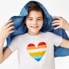 Primary.com Kids Rainbow Heart Tee $10 And Under