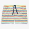 Primary.com Loungewear Grown-ups Drawstring Lounge Short In Rainbow Stripe