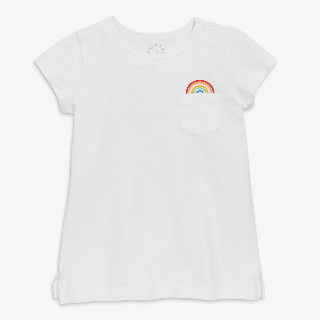 Primary.com $10 And Under Short Sleeve Legging Tee In Rainbow Graphic 5 Primary.com $10 And Under Short Sleeve Legging Tee In Rainbow Graphic
