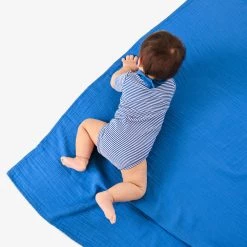 Primary.com Organic Short Sleeve Babysuit In Mini Stripe $10 And Under