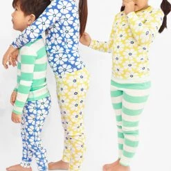 Primary.com $10 And Under Kids Organic PJ Pant In Cutout Flowers
