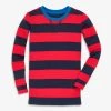 Primary.com Kids Organic PJ Top In Bold Stripe $10 And Under