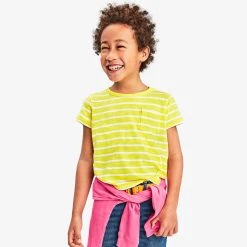 Primary.com Kids Pocket Tee In Stripe