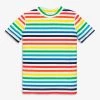 Primary.com Short Sleeve Rash Guard In Rainbow Stripe