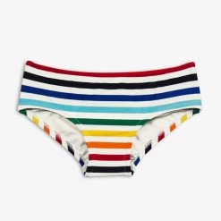 Primary.com Swim Bottom In Rainbow Stripe Swim Bottoms