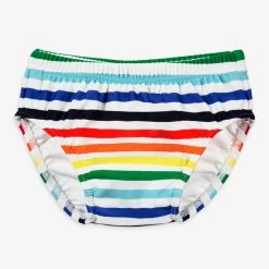 Primary.com Swim Bottoms Swim Diaper In Rainbow Stripe