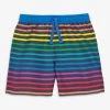 Primary.com Swim Trunk In Rainbow Stripe 2 Primary.com Swim Trunk In Rainbow Stripe