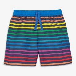 Primary.com Swim Trunk In Rainbow Stripe