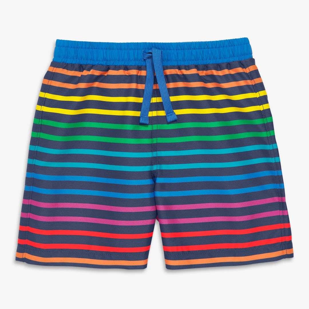 Primary.com Swim Trunk In Rainbow Stripe 3 Primary.com Swim Trunk In Rainbow Stripe