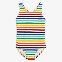 Primary.com Swimsuit In Rainbow Stripe