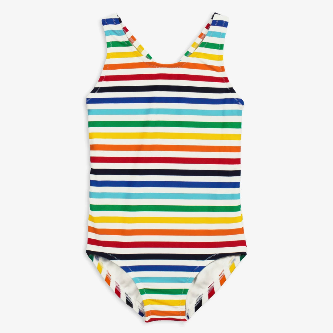 Primary.com Swimsuit In Rainbow Stripe 4 Primary.com Swimsuit In Rainbow Stripe