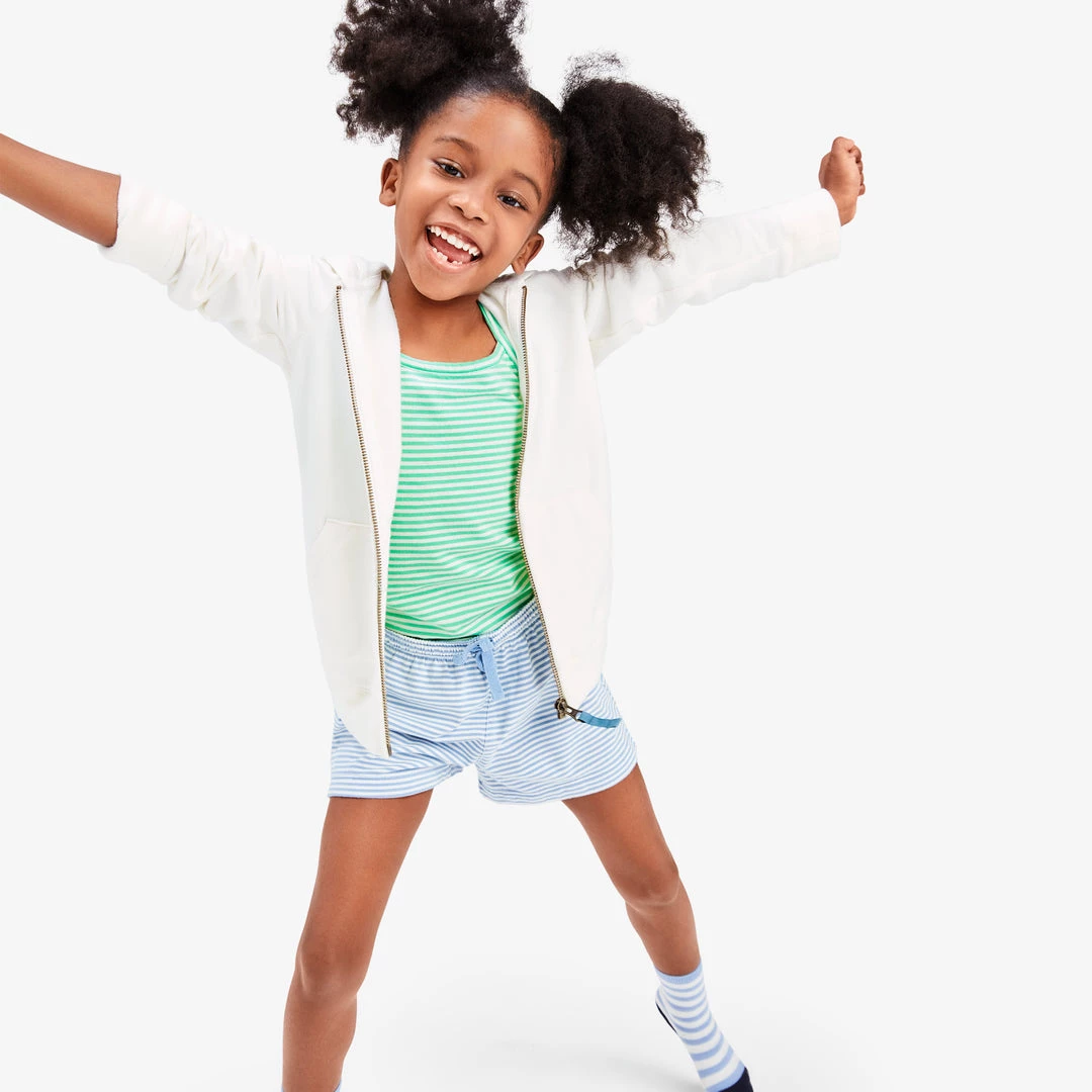 Primary.com Kids Drawstring Lounge Short In Stripe