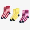 Primary.com Crew Sock 3-pack In Stripe $10 And Under 1 Primary.com Crew Sock 3-pack In Stripe $10 And Under