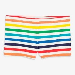 Primary.com Swim Short In Rainbow Stripe Swim Bottoms