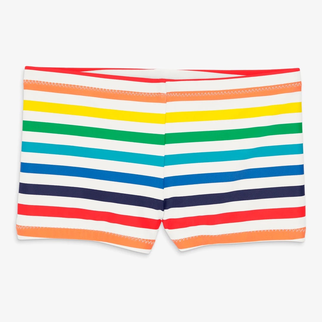 Primary.com Swim Short In Rainbow Stripe Swim Bottoms 3 Primary.com Swim Short In Rainbow Stripe Swim Bottoms