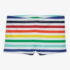Primary.com Swim Short In Rainbow Stripe Swim Bottoms