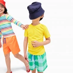 Primary.com Swim Trunk In Gingham