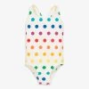 Primary.com One-piece Swimsuit In Rainbow Dot Rainbow Swim 2 Primary.com One-piece Swimsuit In Rainbow Dot Rainbow Swim