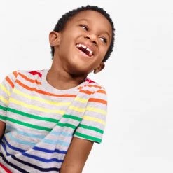 Primary.com Rainbow Stripe Tee $10 And Under